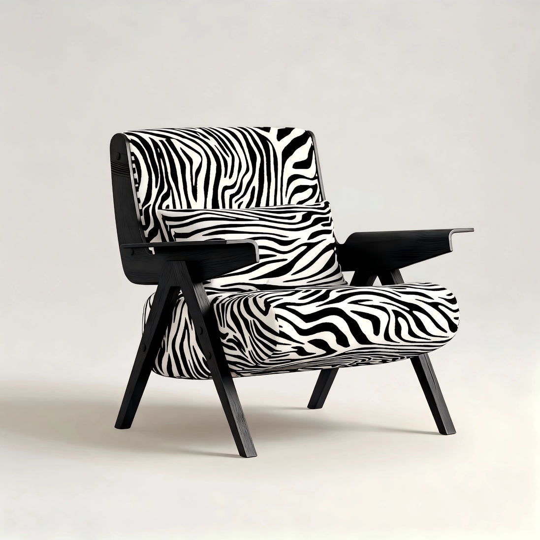 Puwabi A355 Ash Wood Lounge Armchair | Commercial Hospitality Project MOQ 50 Pcs