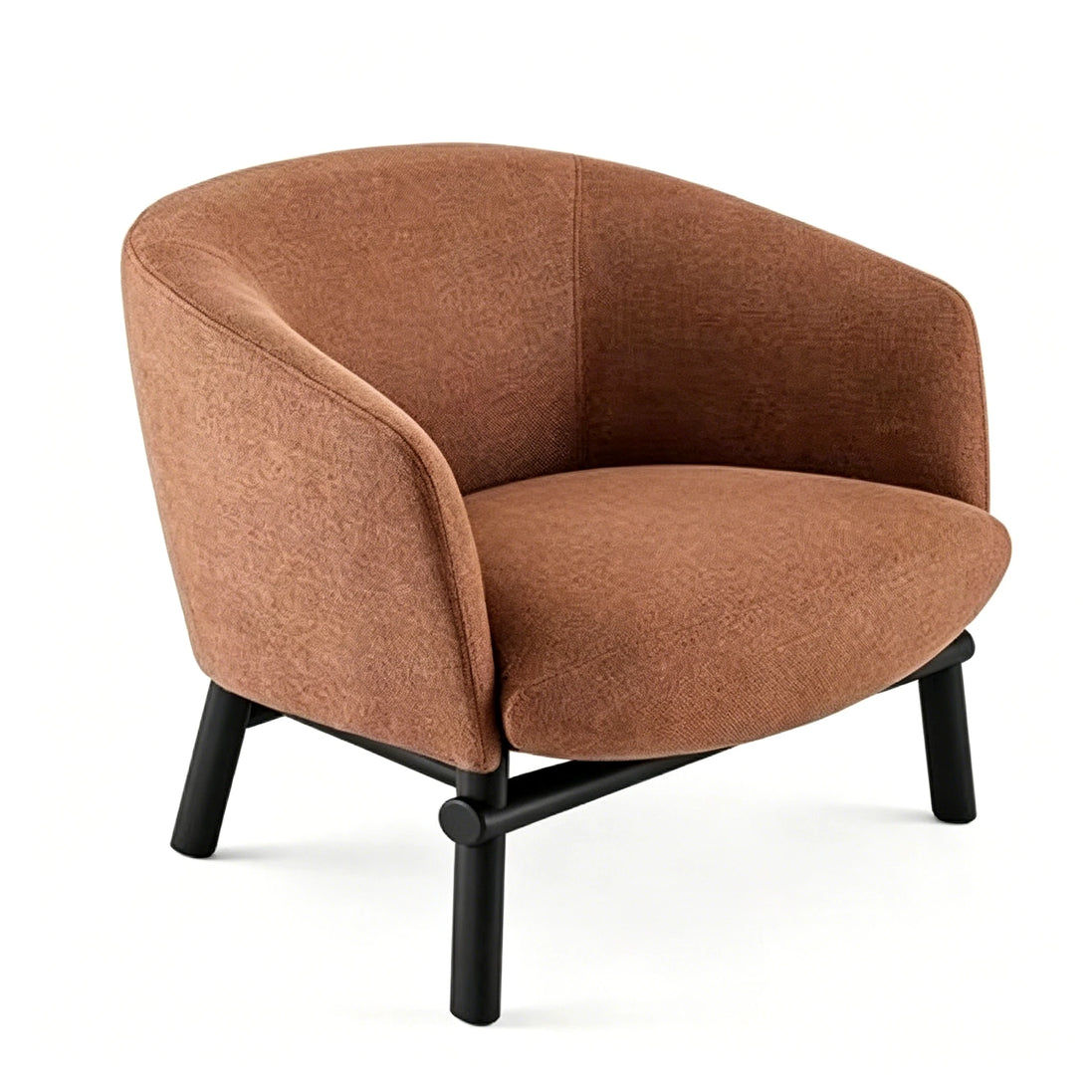 Puwabi A549 Curved Barrel Lounge Chair | Commercial Hospitality Project MOQ 50 Pcs