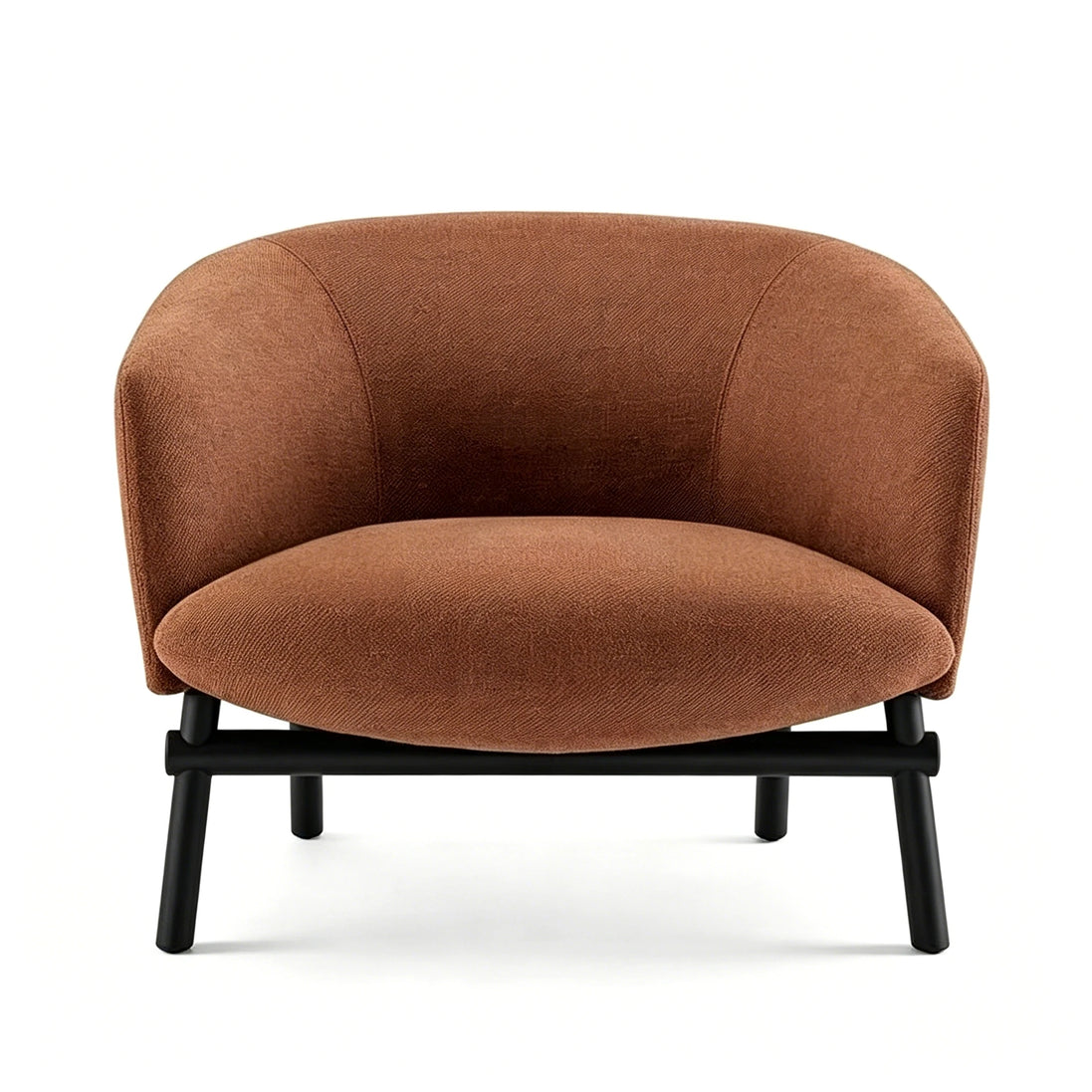 Puwabi A549 Curved Barrel Lounge Chair | Commercial Hospitality Project MOQ 50 Pcs