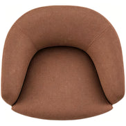 Puwabi A549 Curved Barrel Lounge Chair | Commercial Hospitality Project MOQ 50 Pcs