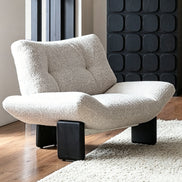Puwabi A735 Low-Profile Tufted Lounge Chair | Commercial Hospitality Project MOQ 50 Pcs