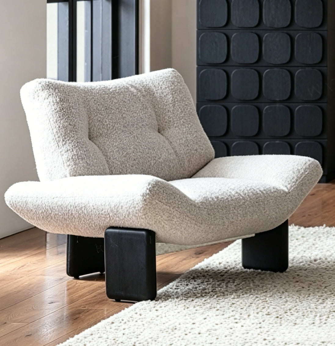 Puwabi A735 Low-Profile Tufted Lounge Chair | Commercial Hospitality Project MOQ 50 Pcs
