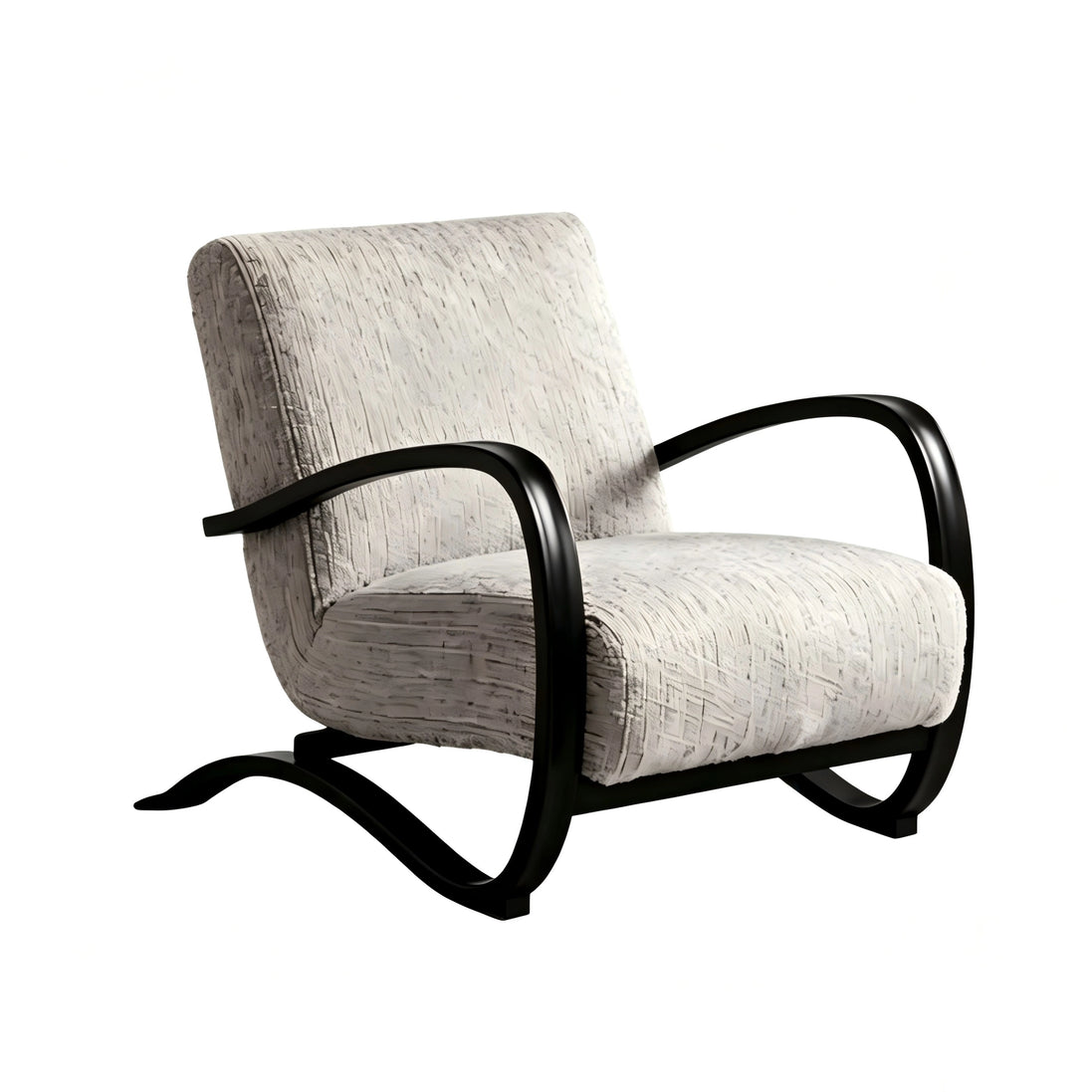 Puwabi A736 Faux Shearling Lounge Chair | Commercial Hospitality Project MOQ 50 Pcs