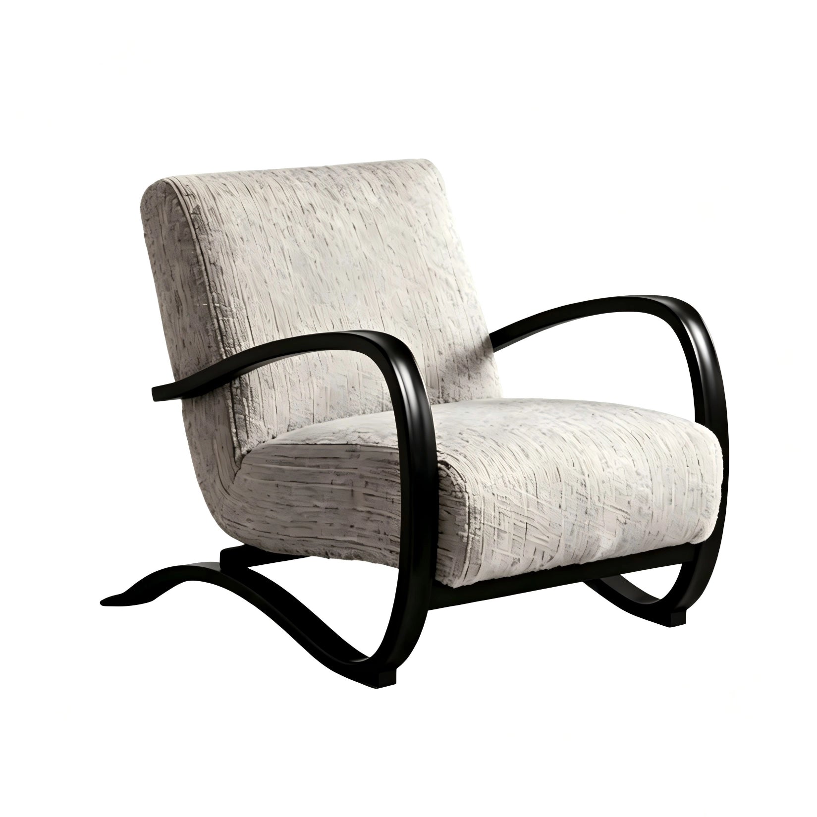 Puwabi A736 Faux Shearling Lounge Chair | Commercial Hospitality Project MOQ 50 Pcs