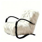 Puwabi A736 Faux Shearling Lounge Chair | Commercial Hospitality Project MOQ 50 Pcs