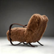 Puwabi A736 Faux Shearling Lounge Chair | Commercial Hospitality Project MOQ 50 Pcs