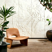 Puwabi A737 Solid Ash Lounge Chair | Commercial Hospitality Project MOQ 50 Pcs