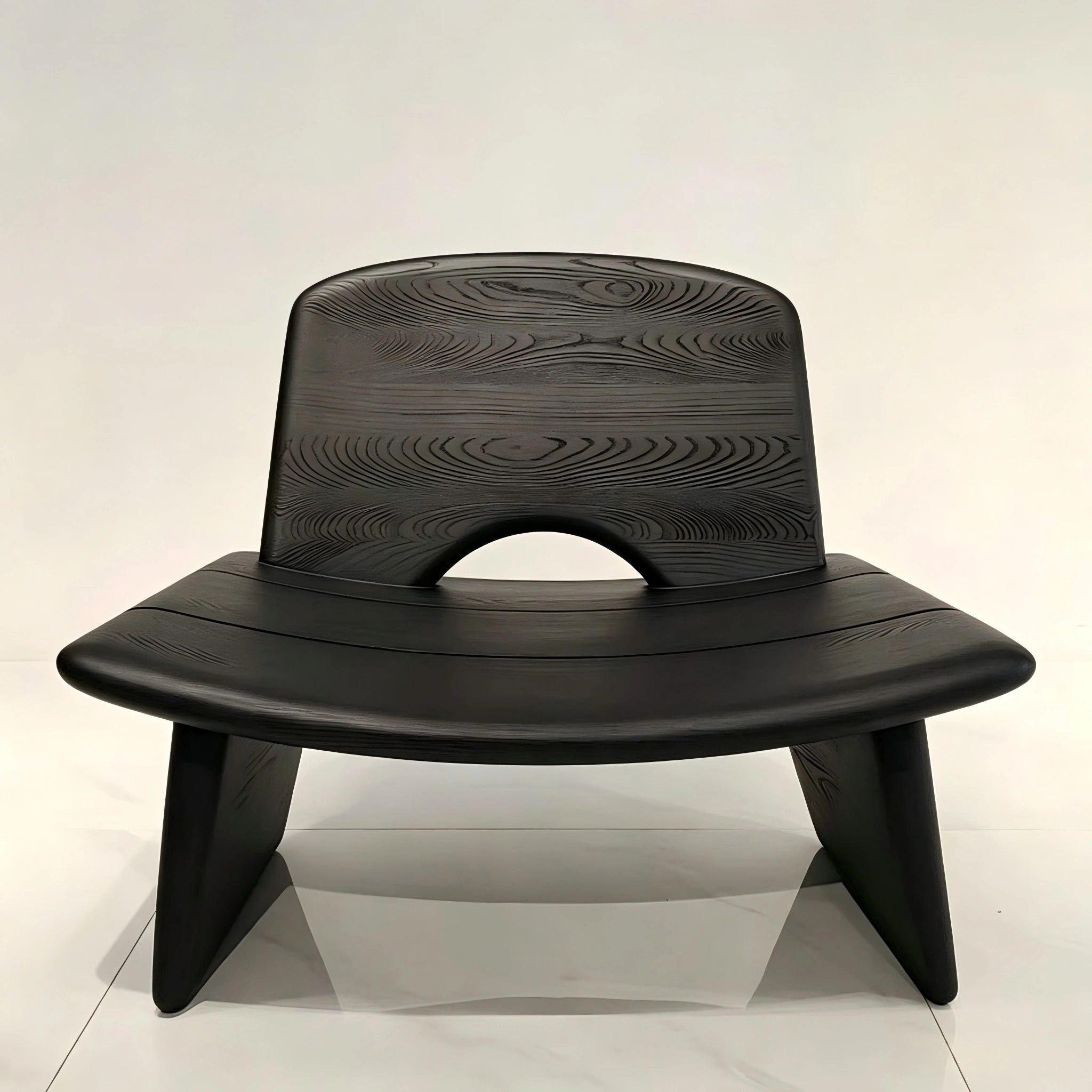 Puwabi A737 Solid Ash Lounge Chair | Commercial Hospitality Project MOQ 50 Pcs