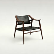 Puwabi A774A Leather Sling Lounge Chair | Commercial Hospitality Project MOQ 50 Pcs