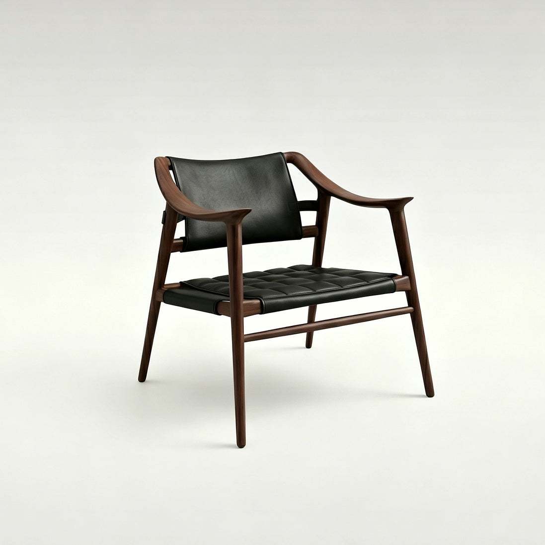 Puwabi A774A Leather Sling Lounge Chair | Commercial Hospitality Project MOQ 50 Pcs
