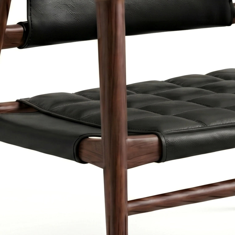 Puwabi A774A Leather Sling Lounge Chair | Commercial Hospitality Project MOQ 50 Pcs