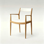 Puwabi C763A FAS-Grade Ash Wood Dining Chair | Hospitality Furniture MOQ 50