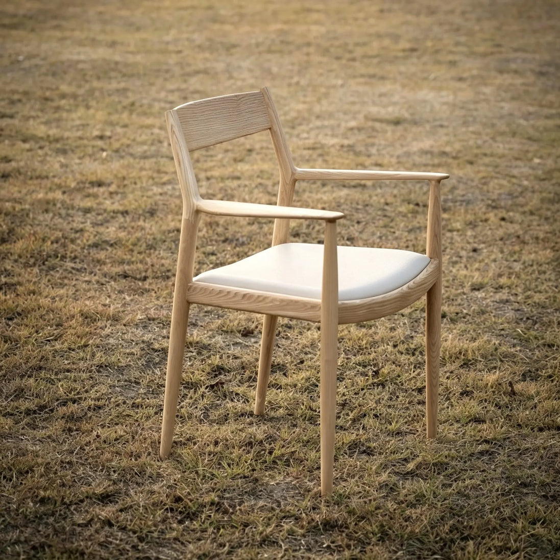 Puwabi C763A FAS-Grade Ash Wood Dining Chair | Hospitality Furniture MOQ 50