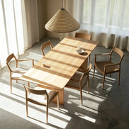Puwabi C763A FAS-Grade Ash Wood Dining Chair | Hospitality Furniture MOQ 50