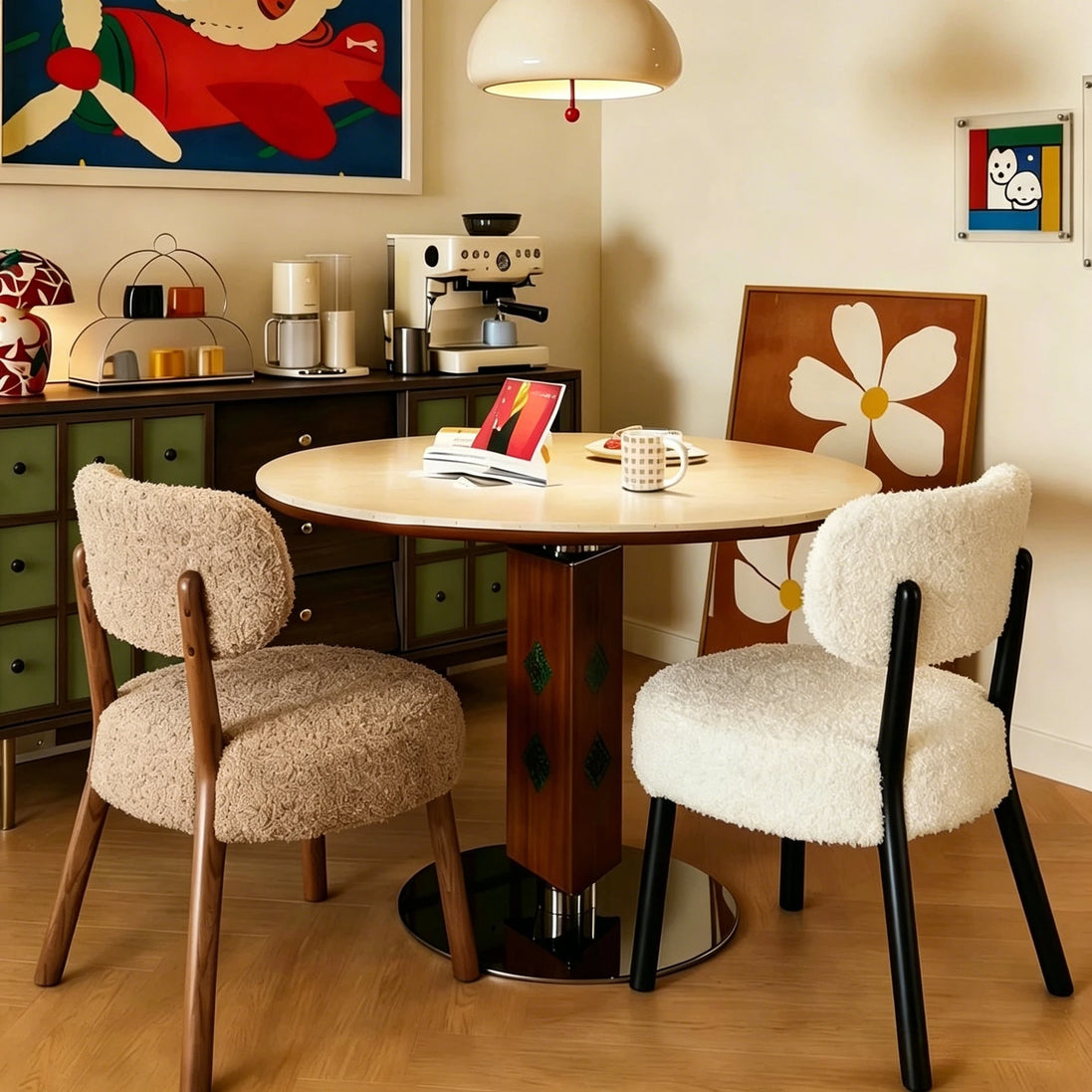 Puwabi C780 French Mid-Century Ash Wood Dining Chair | Hospitality Furniture MOQ 50