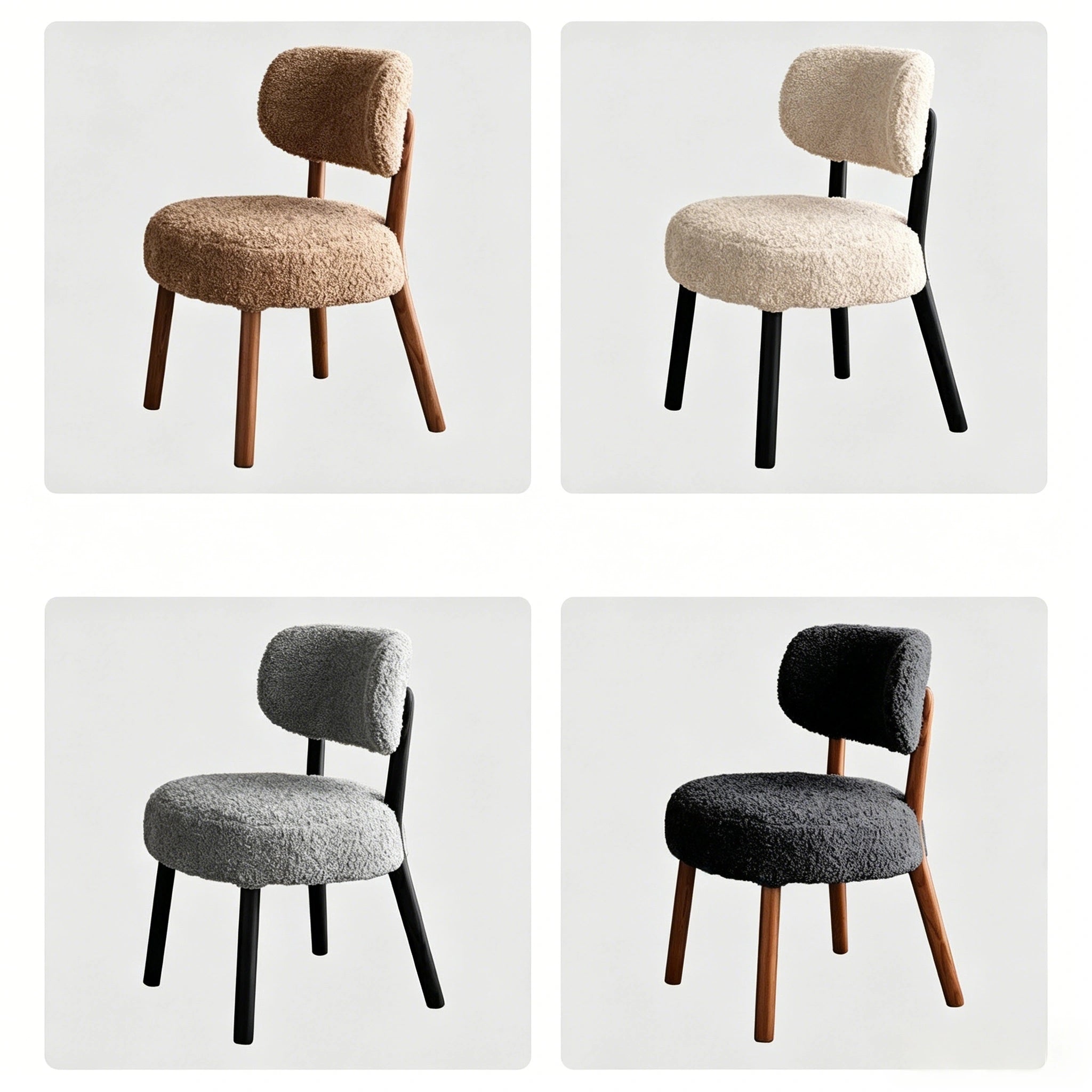 Puwabi C780 French Mid-Century Ash Wood Dining Chair | Hospitality Furniture MOQ 50