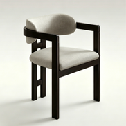 Puwabi CS062 Geometric Ash Wood Floating Back Dining Chair | Contract Furniture MOQ 50