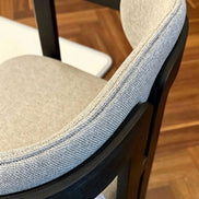 Puwabi CS062 Geometric Ash Wood Floating Back Dining Chair | Contract Furniture MOQ 50
