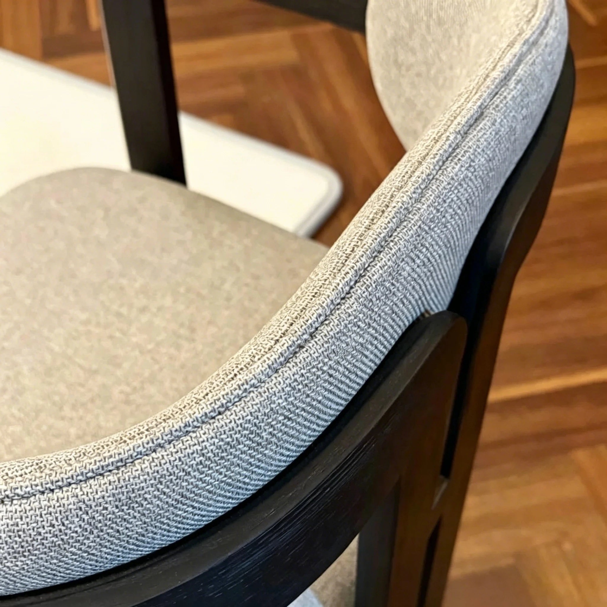 Puwabi CS062 Geometric Ash Wood Floating Back Dining Chair | Contract Furniture MOQ 50