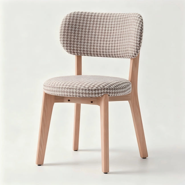 Puwabi KY034 / KY036 / KY041 Modern Upholstered Ash Wood Dining Chair | Contract Furniture MOQ 50