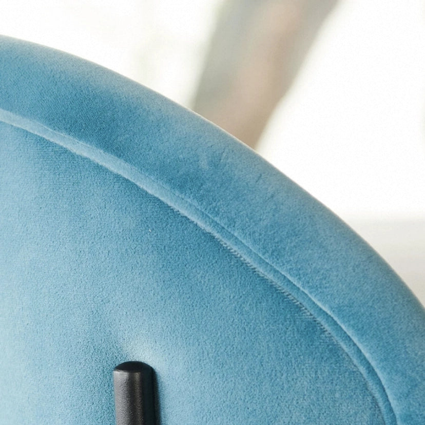 Puwabi J1259 Teal Velvet and Exposed Frame Bar Stool | Contract Furniture MOQ 50