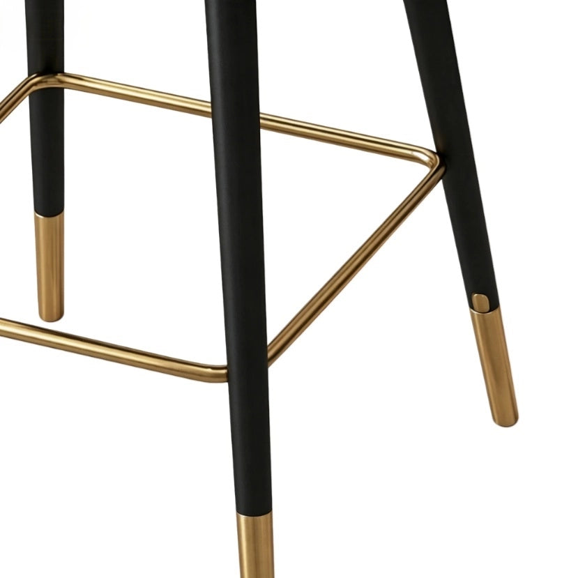 Puwabi J1260 Royal Blue Velvet High Back Bar Stool | Contract Furniture MOQ 50