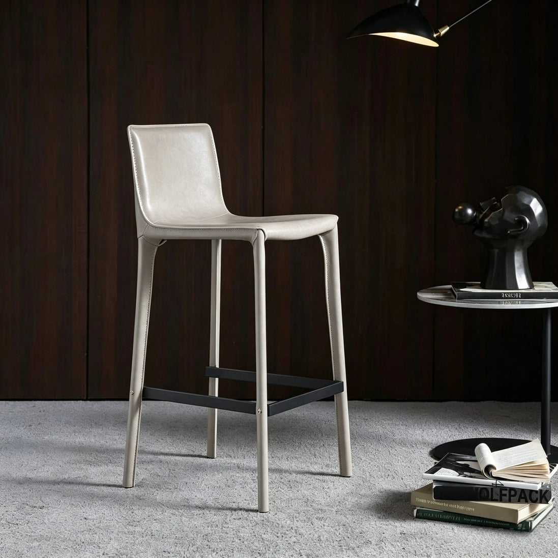 Puwabi J2075 Fully Upholstered Seamless Bar Stool | Contract Furniture MOQ 50