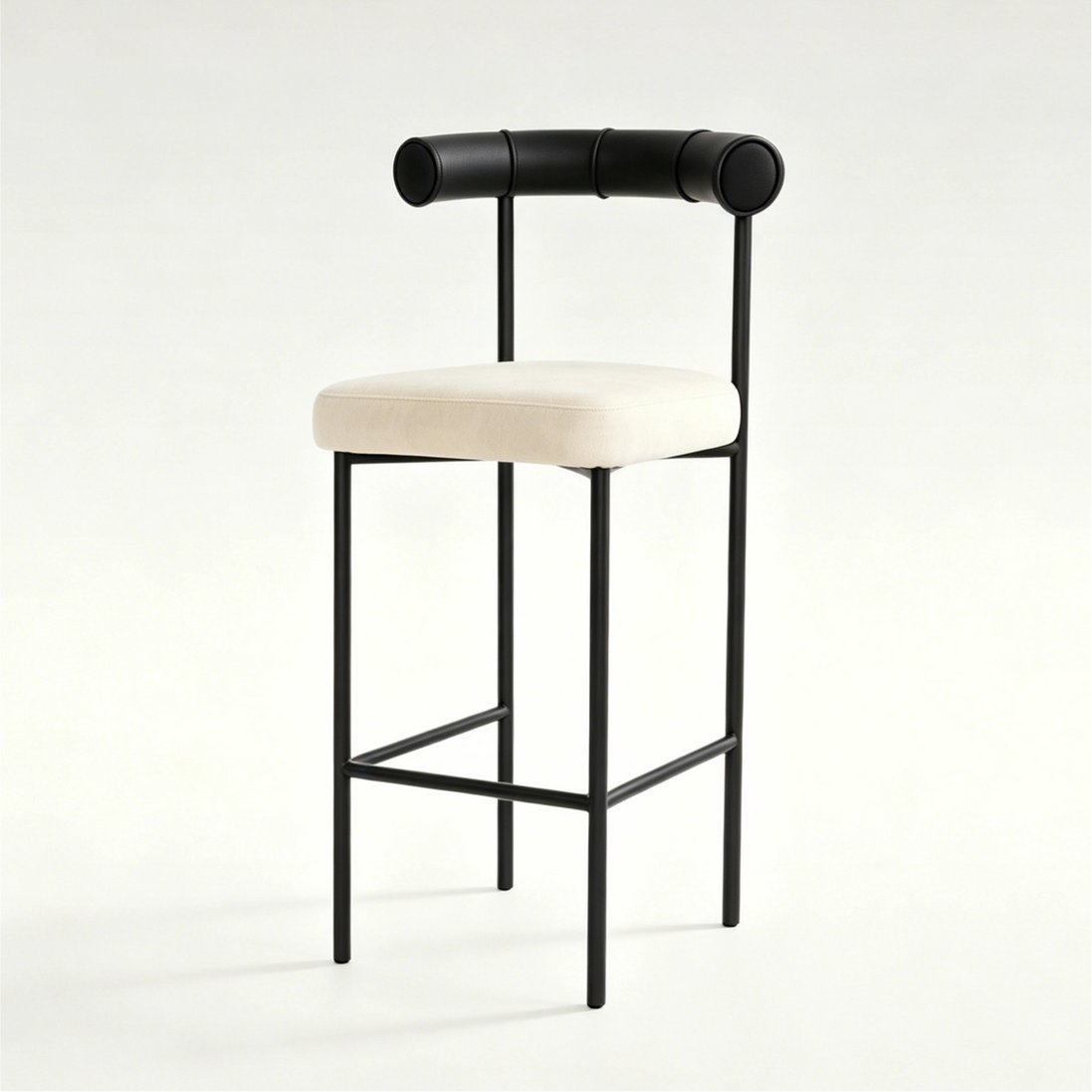Puwabi J2262 Minimalist Bolster Back Bar Stool | Contract Furniture MOQ 50