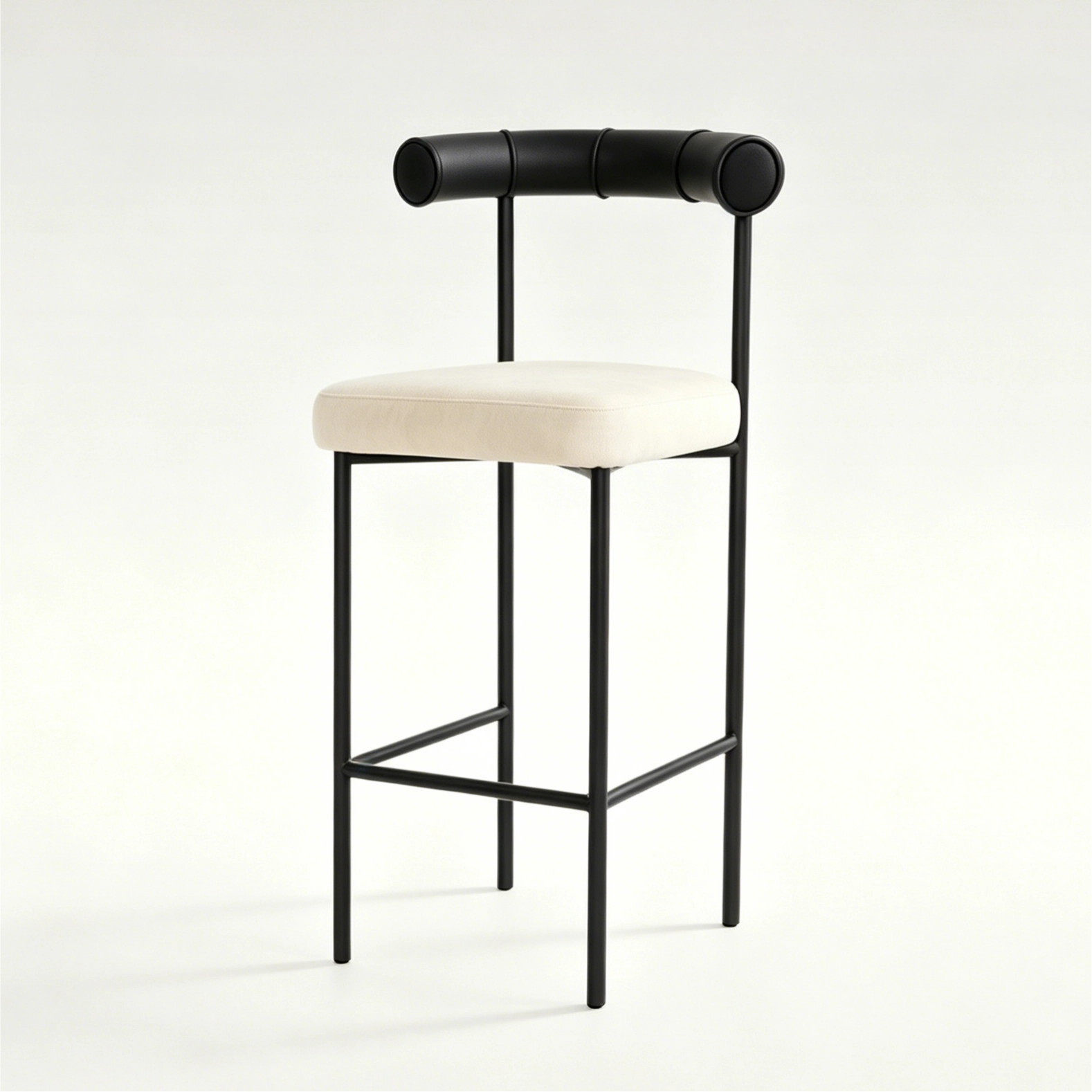 Puwabi J2262 Minimalist Bolster Back Bar Stool | Contract Furniture MOQ 50
