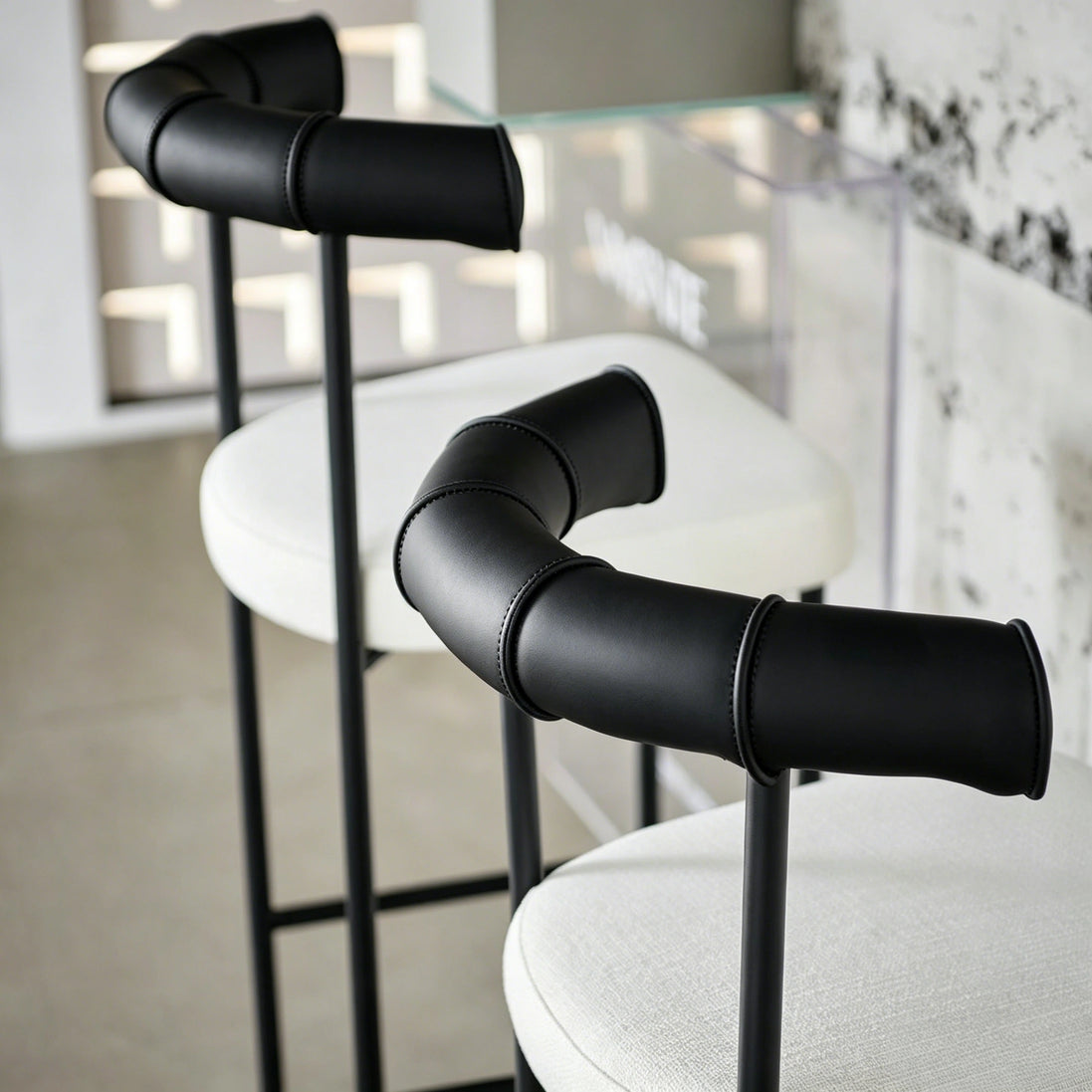 Puwabi J2262 Minimalist Bolster Back Bar Stool | Contract Furniture MOQ 50