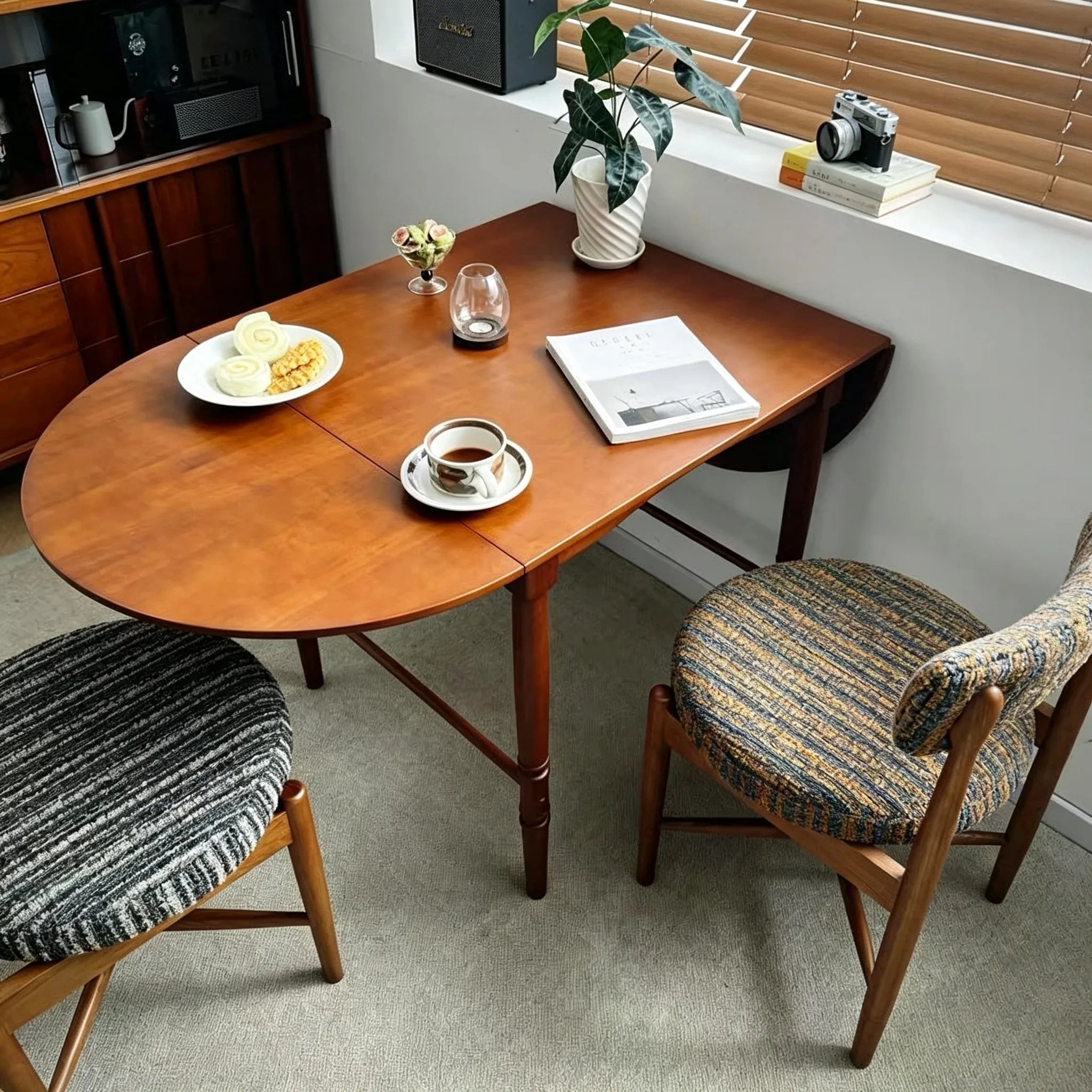 Puwabi KY024 Minimalist Cross-Stretcher Ash Dining Chair | Contract Furniture MOQ 50