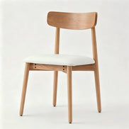 Puwabi KY026 Sleek Modern Ash Wood Dining Chair | Contract Furniture MOQ 50