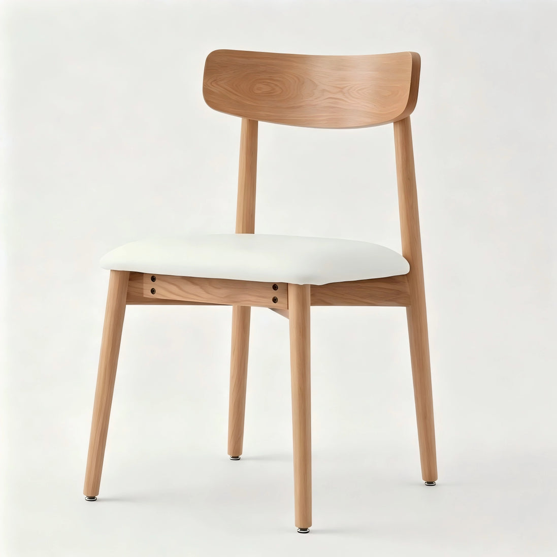 Puwabi KY026 Sleek Modern Ash Wood Dining Chair | Contract Furniture MOQ 50
