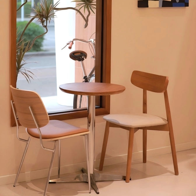 Puwabi KY026 Sleek Modern Ash Wood Dining Chair | Contract Furniture MOQ 50