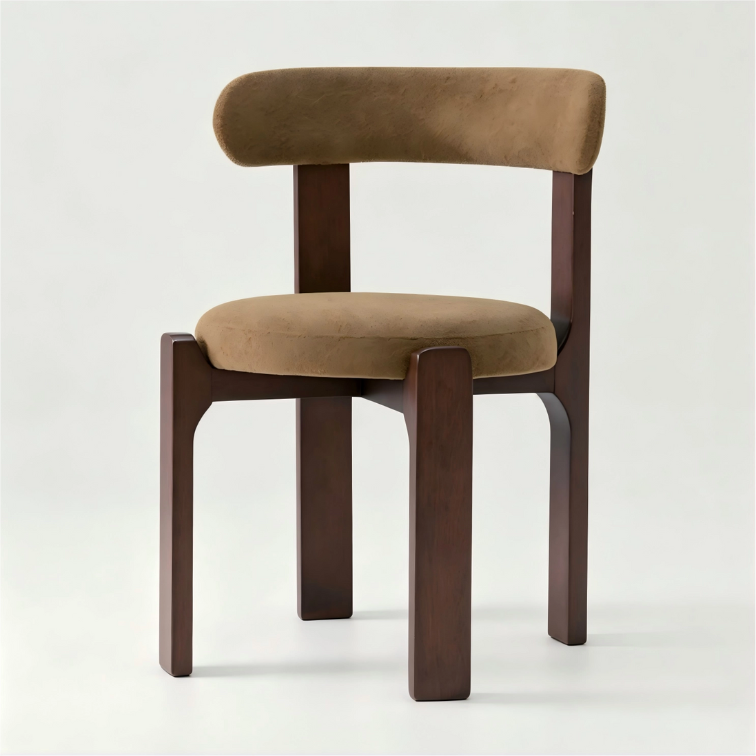 Puwabi KY027 Velvet Ash Dining Chair | Contract Furniture MOQ 50