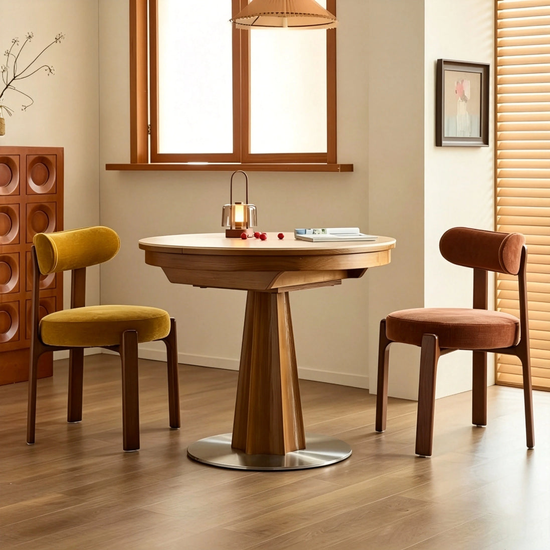 Puwabi KY027 Velvet Ash Dining Chair | Contract Furniture MOQ 50
