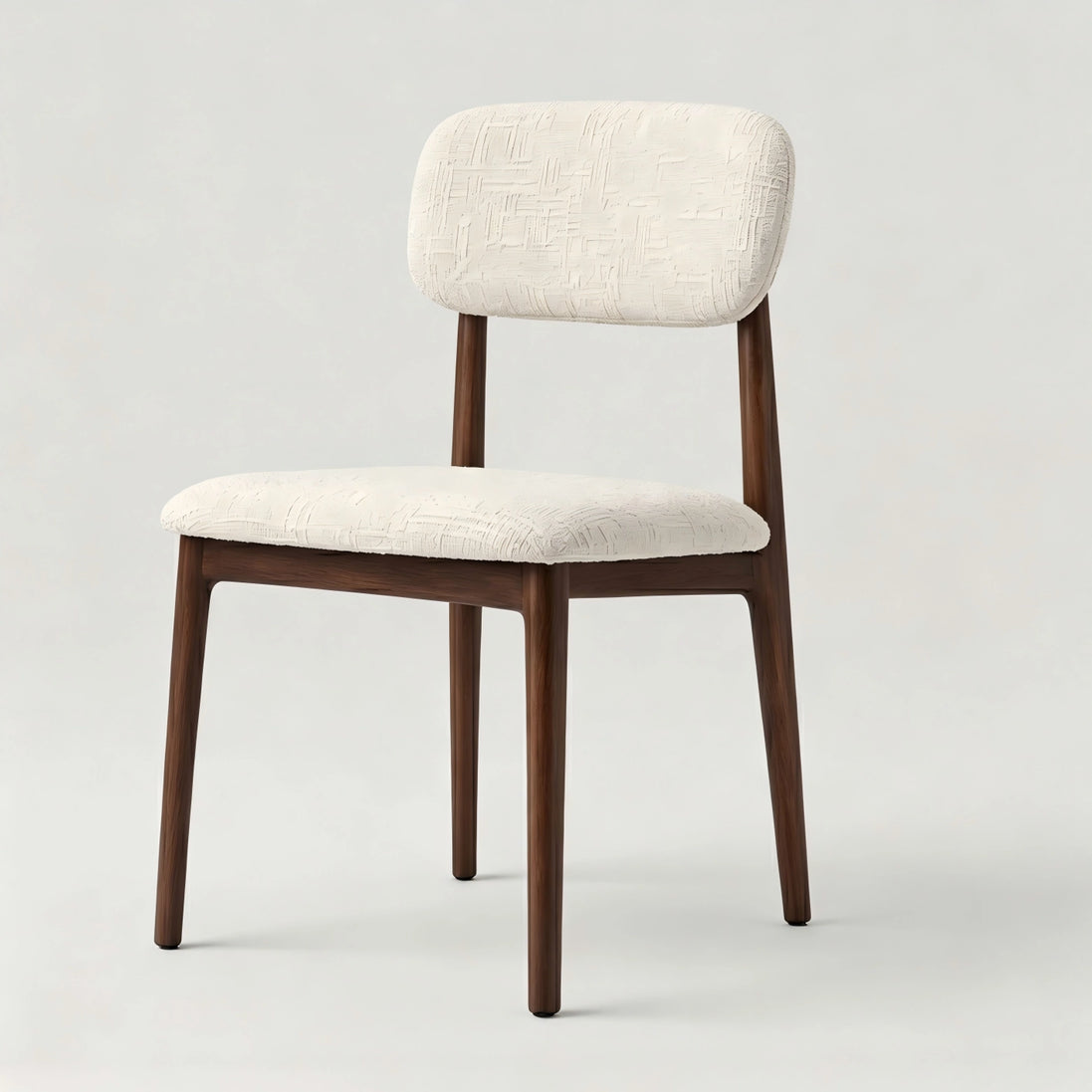 Puwabi KY028 Floating Back Customizable Upholstery Ash Wood Dining Chair | Contract Furniture MOQ 50