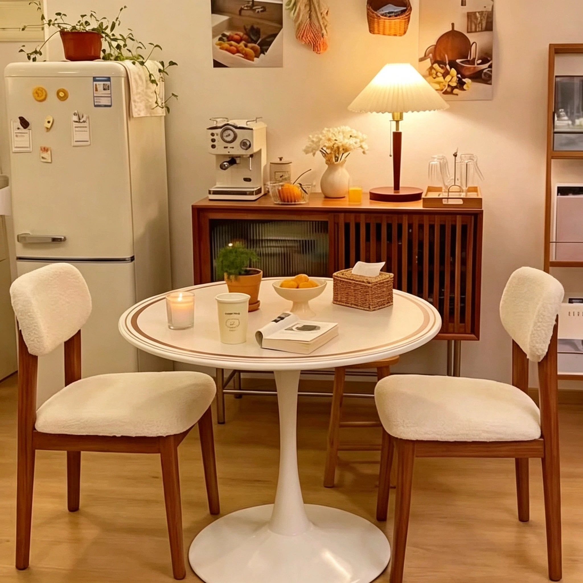 Puwabi KY028 Floating Back Customizable Upholstery Ash Wood Dining Chair | Contract Furniture MOQ 50