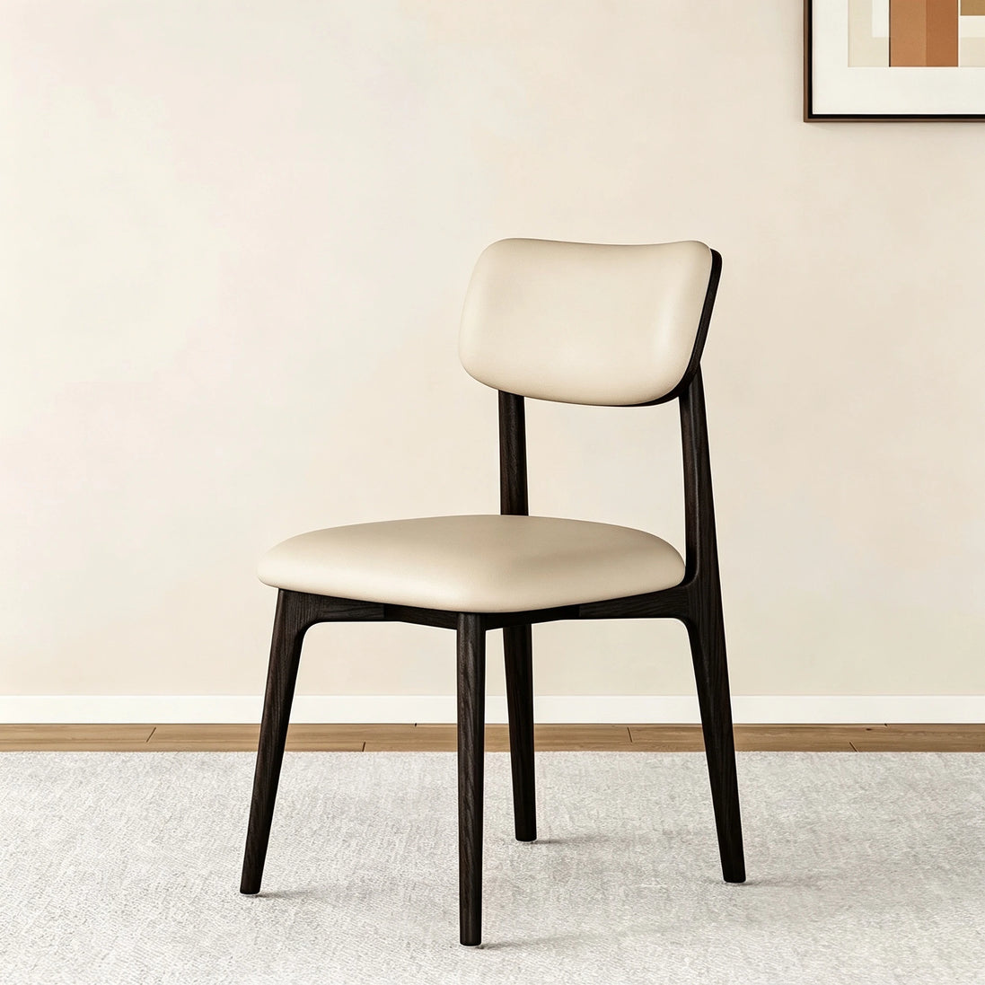 Puwabi KY032 Minimalist Floating-Back Ash Dining Chair | Contract Furniture MOQ 50