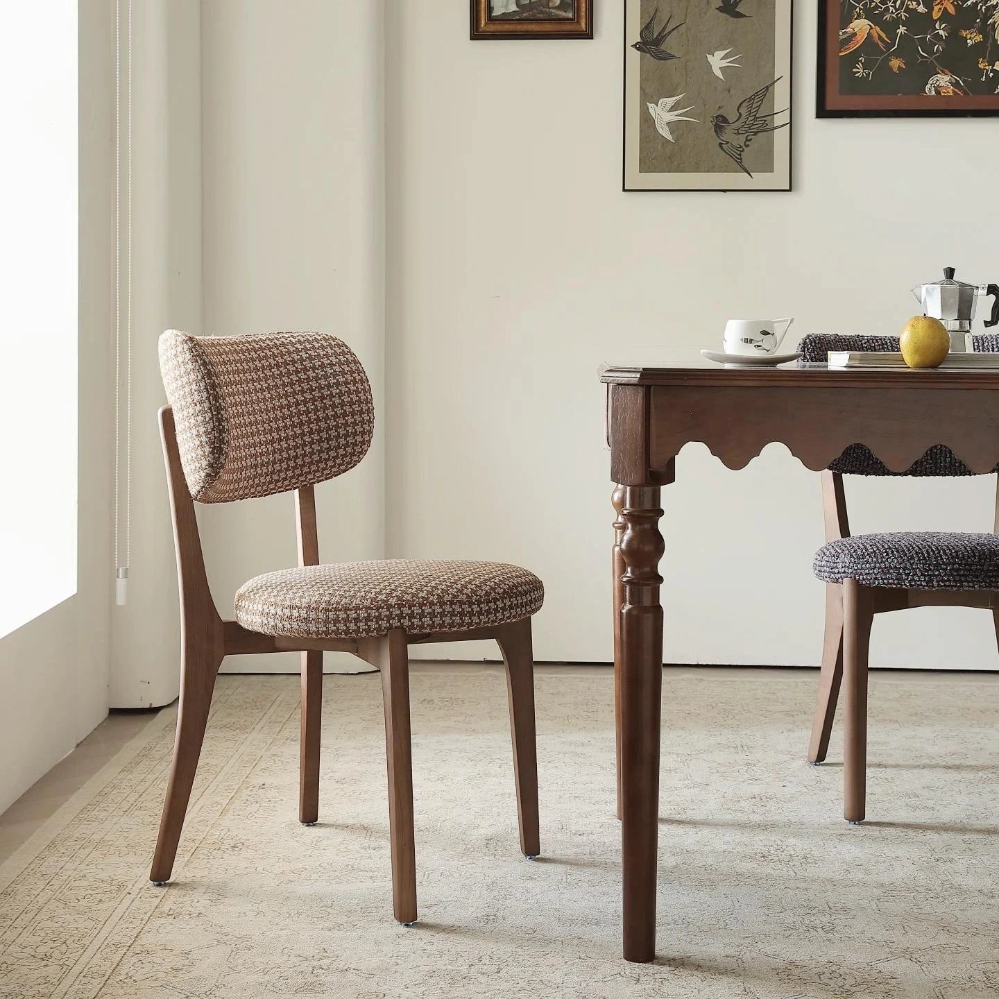 Puwabi KY034 / KY036 / KY041 Modern Upholstered Ash Wood Dining Chair | Contract Furniture MOQ 50