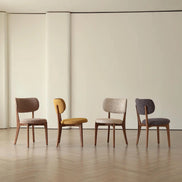 Puwabi KY034 / KY036 / KY041 Modern Upholstered Ash Wood Dining Chair | Contract Furniture MOQ 50