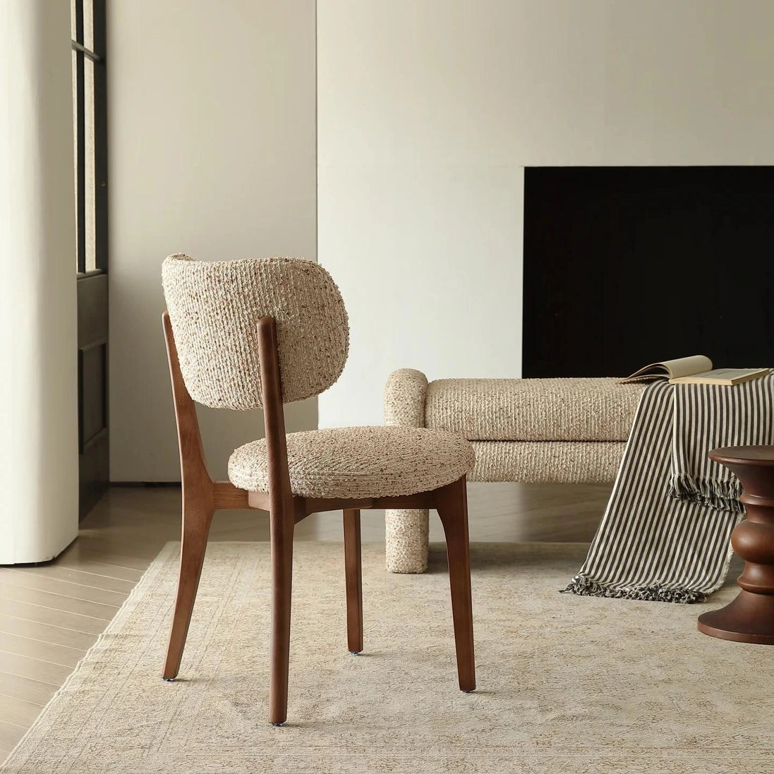 Puwabi KY034 / KY036 / KY041 Modern Upholstered Ash Wood Dining Chair | Contract Furniture MOQ 50