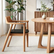 Puwabi KY157 Sculptural Ash Dining Armchair | Contract Furniture MOQ 50
