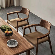 Puwabi KY157 Sculptural Ash Dining Armchair | Contract Furniture MOQ 50
