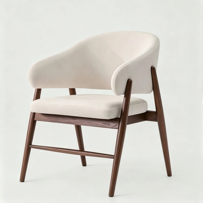 Puwabi KY164 Barrel Back Upholstered Dining Chair | Contract Furniture MOQ 50