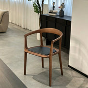Puwabi KY165 Minimalist Semi-Enveloping Ash Dining Chair | Contract Furniture MOQ 50