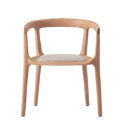Puwabi KY165 Minimalist Semi-Enveloping Ash Dining Chair | Contract Furniture MOQ 50