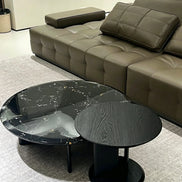 Puwabi LA573 Natural Lauren Gold Stone Coffee Table | Hospitality Furniture MOQ 30