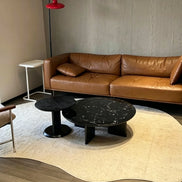 Puwabi LA573 Natural Lauren Gold Stone Coffee Table | Hospitality Furniture MOQ 30