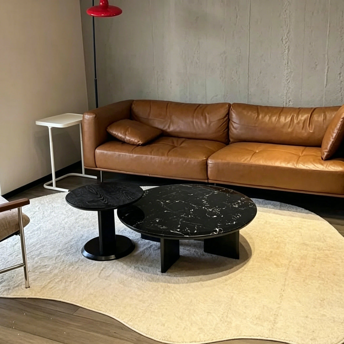 Puwabi LA573 Natural Lauren Gold Stone Coffee Table | Hospitality Furniture MOQ 30